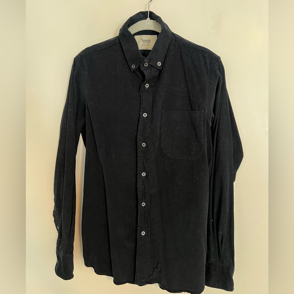 Tanner Goods Black Corduroy Shirt